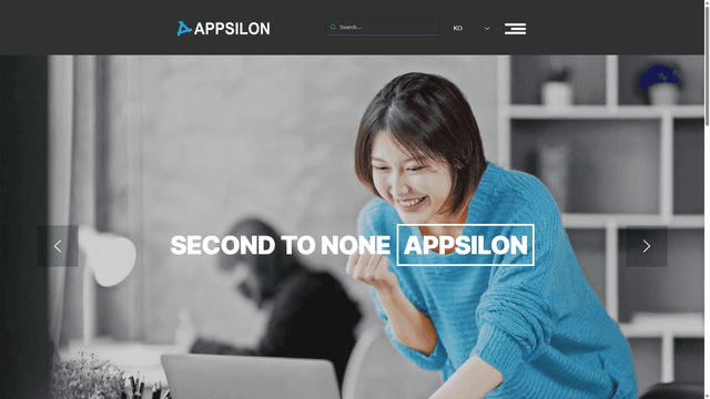 appsilon 웹사이트 스크린샷